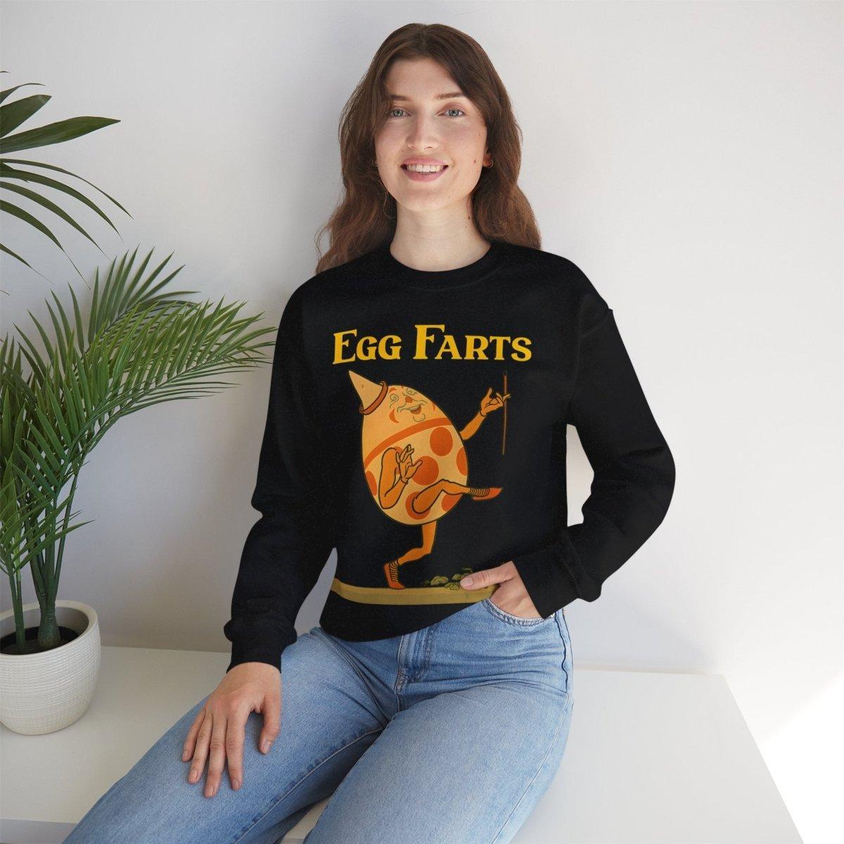 Sweatshirt – Egg Farts – Surreale Eleganz mit einem Hauch Absurdität | True Insights Design mit Humor
