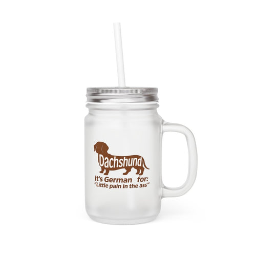 Frecher Dackel-Jar Mug – „Little Pain in the Ass“ Edition – Lustiges Mug | True Insights – Bild 2