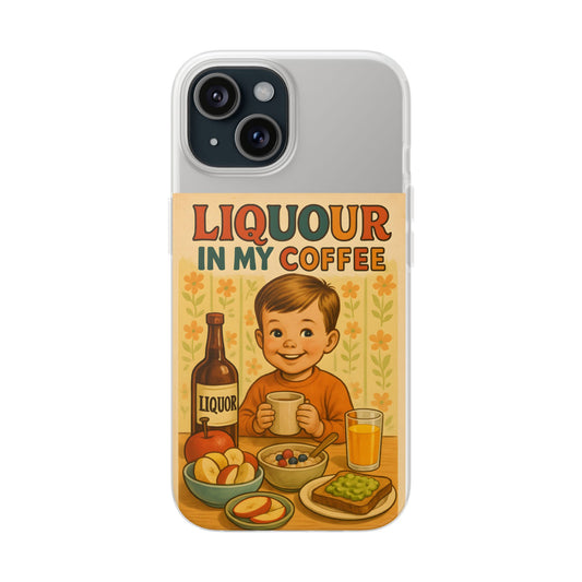 Handyhülle – „Liquor in My Coffee“ (Satire-Edition)-Phone Case-True Insights