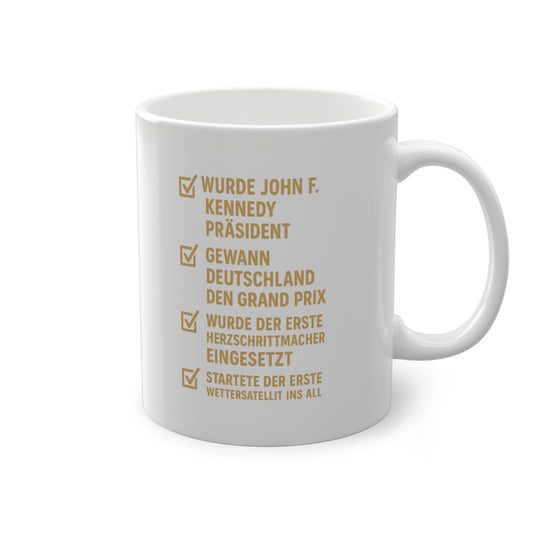 Jahrgangs-Tasse 1960 – Vintage Geschenk zum 64. Geburtstag - True Insights