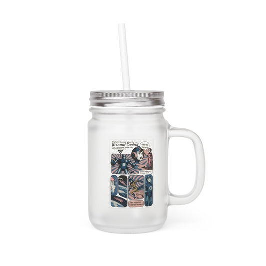 Vintage Motiv – Jar Mug mit Captain Ozone – Vintage Space Hero im Glas | True Insights Design mit Humor