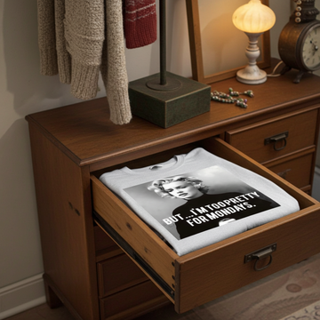 Marilyn Monroe Sweatshirt – Too Pretty for Mondays Retro-Pullover-Sweatshirt-True Insights