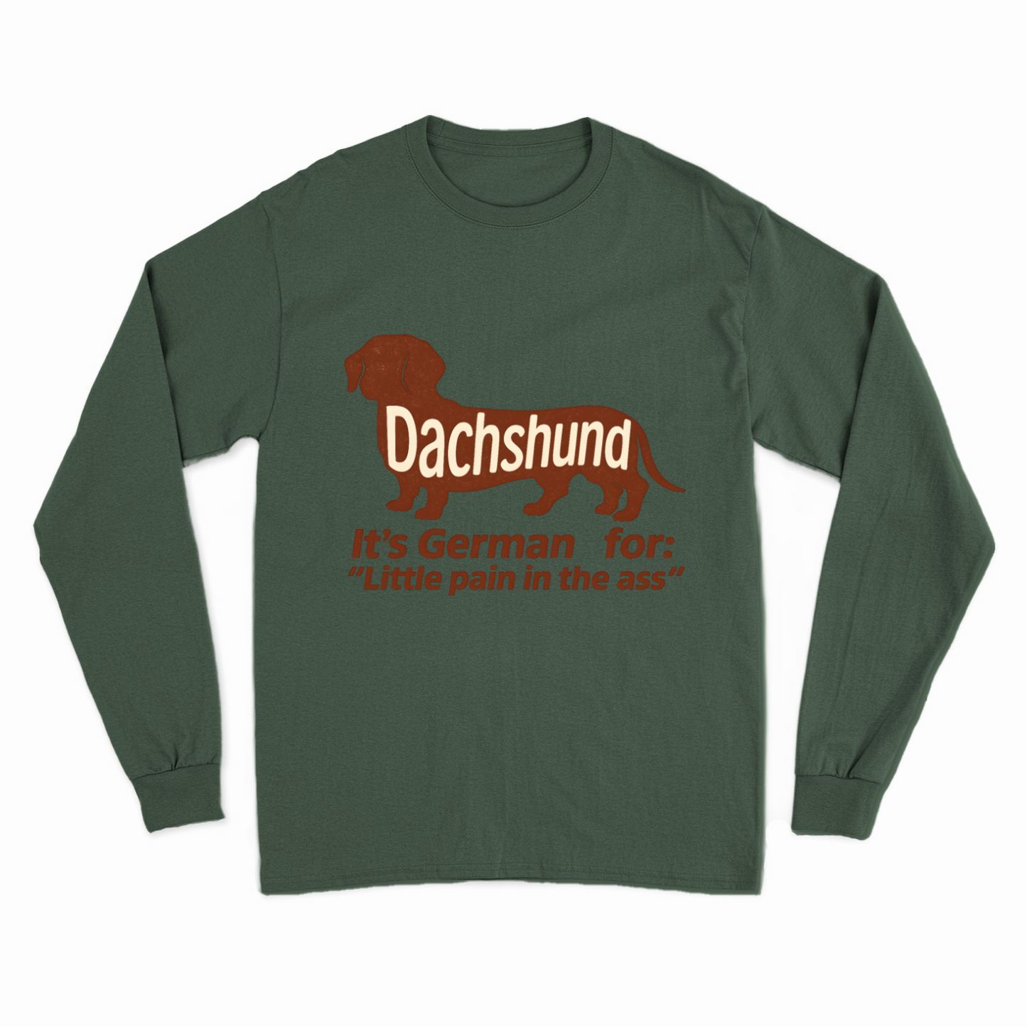 Dackel Sweatshirt German – Lustiges Sweatshirt | True Insights – Bild 7