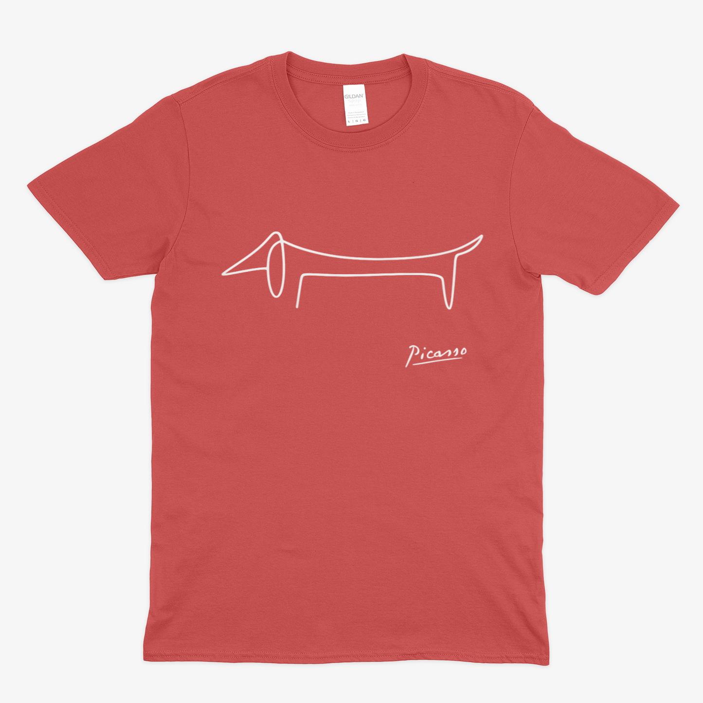 Picasso Dackel T-Shirt – Minimalistische Hundelinie mit Kultfaktor – Lustiges | True Insights – Bild 9