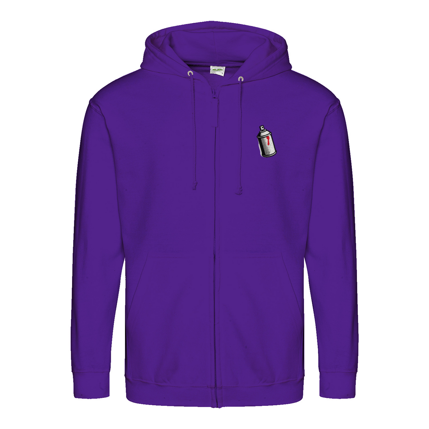 Zip Hoodie Ratte mit Herz – Urban Streetart Style-Zip Hoodie-True Insights