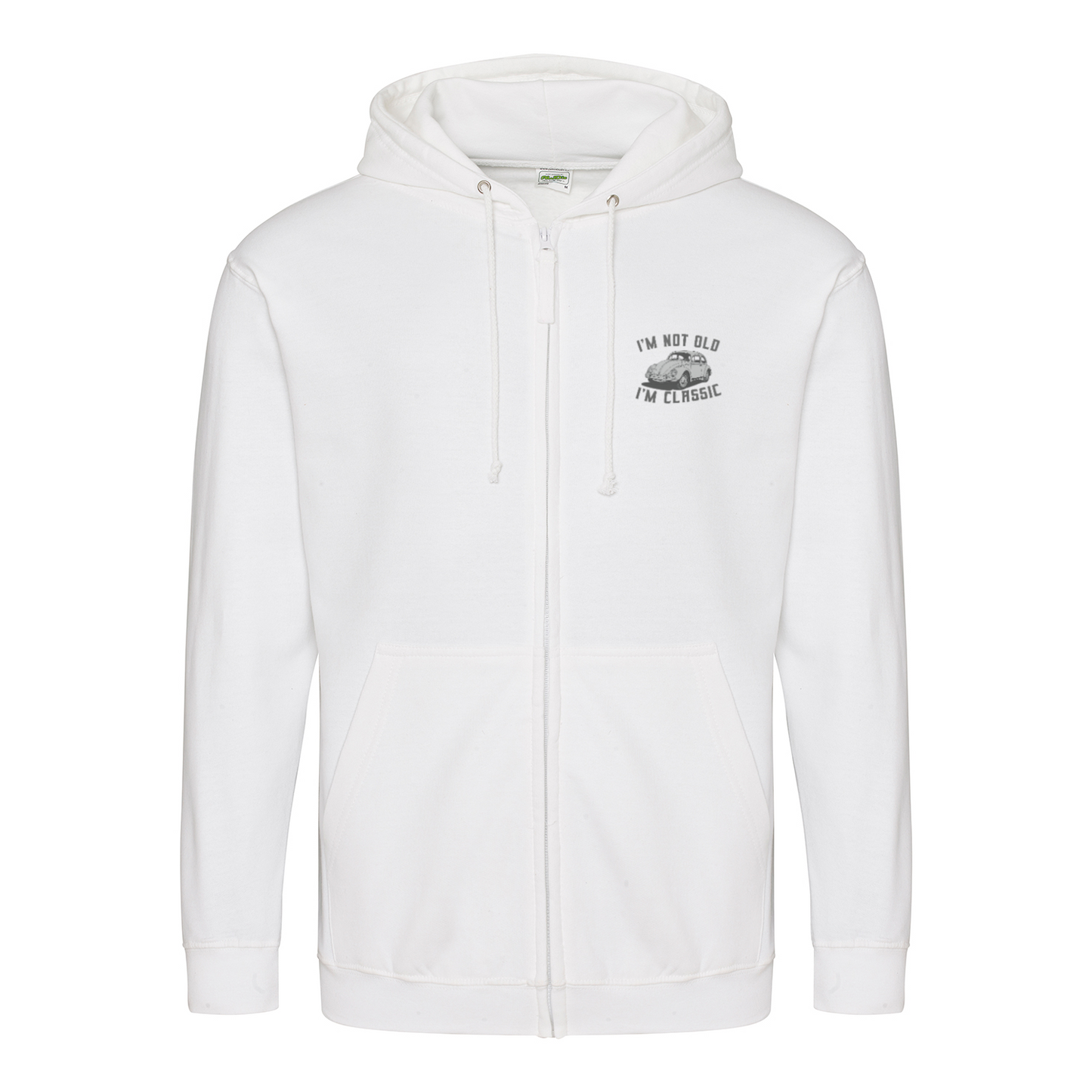 „I’m Not Old, I’m Classic“ Hoodie – Retro-Auto & Humor im Vintage-Stil