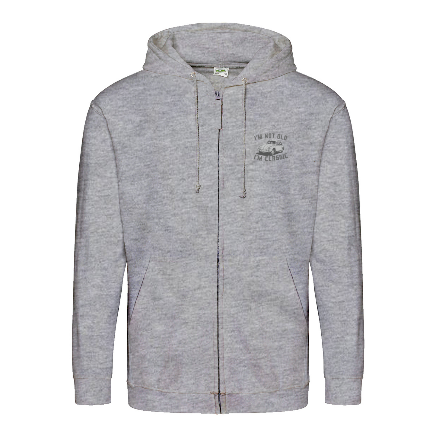 „I’m Not Old, I’m Classic“ Hoodie – Retro-Auto & Humor im Vintage-Stil
