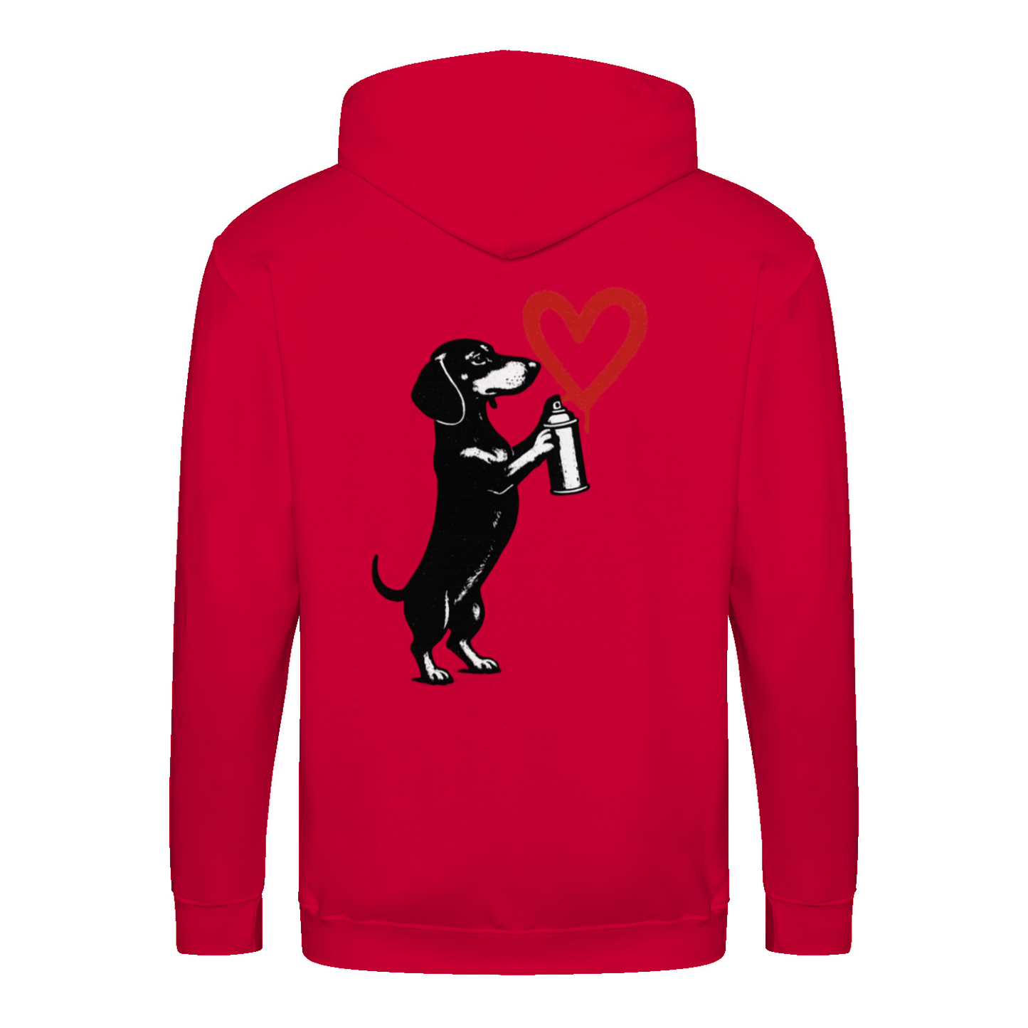 Zip Hoodie Dackel mir Spraydose