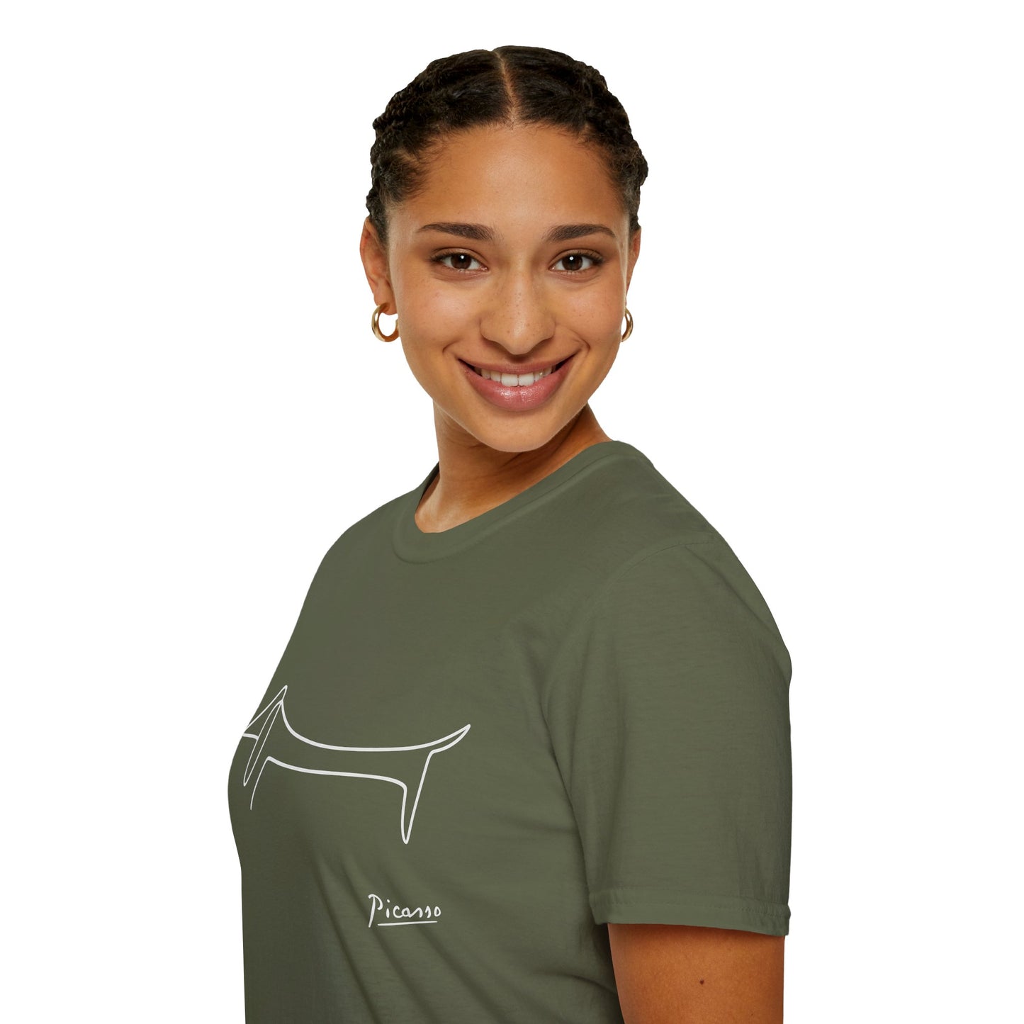Picasso Dackel T-Shirt – Minimalistische Hundelinie mit Kultfaktor – Lustiges | True Insights – Bild 26