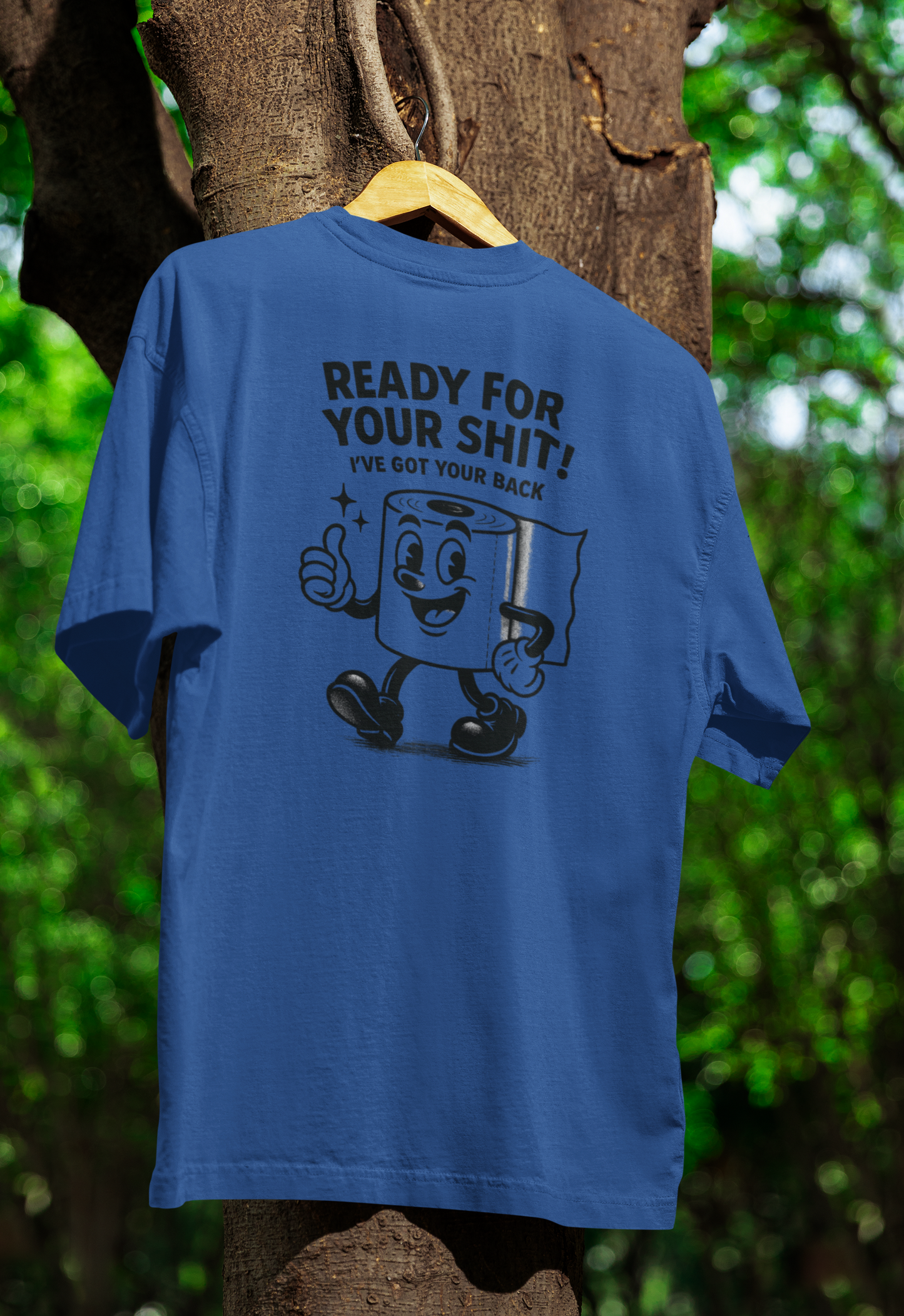 Ready for Your Shit – Satirisches Fun T-Shirt mit Klopapier-Illustration | Humor & Statement-T-Shirt-True Insights