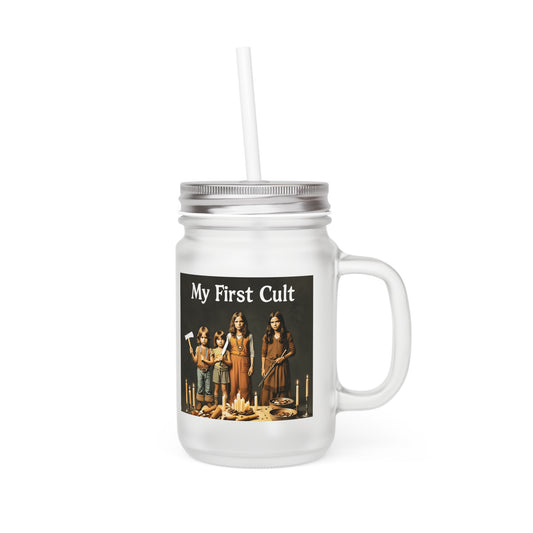My First Cult – Jar Mug mit düsterem Retro-Kult-Design-Mug-True Insights