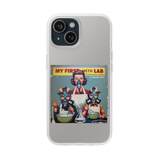 „My First Meth Lab“ Handyhülle – Schwarzer Humor im Retro-Look-Phone Case-True Insights