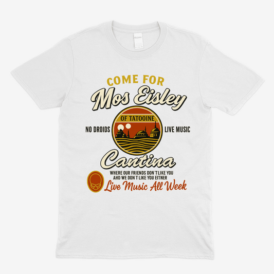 Outer Rim Cantina T-Shirt – Retro-Design mit galaktischem Humor