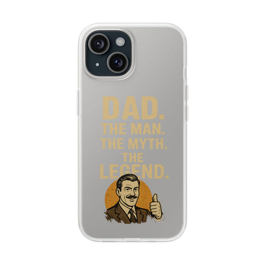 Papa Handyhülle – DAD. THE MAN. THE MYTH. THE LEGEND. – Geschenk für Väter – Retro Design-Phone Case-True Insights