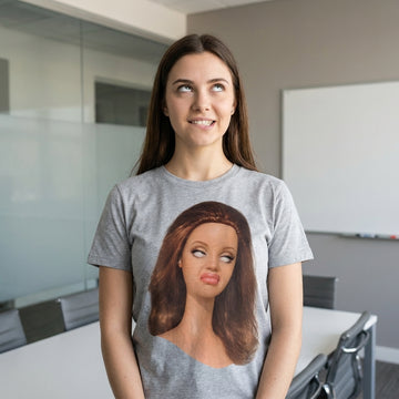 Eye Roll T-Shirt – T-shirt humoristique femme au motif « roulement d'yeux »