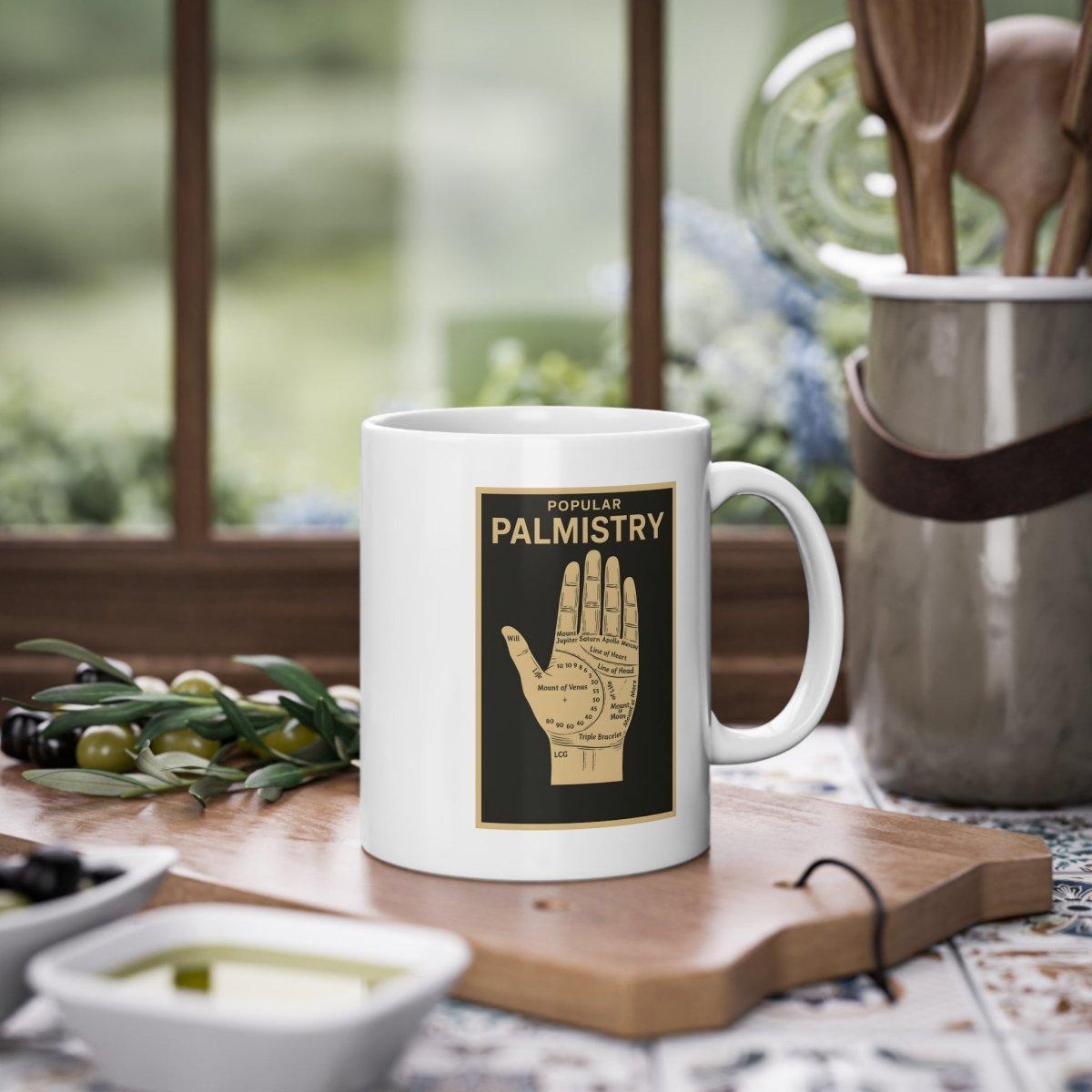 Vintage Motiv – Popular Palmistry – Tasse | True Insights Design mit Humor
