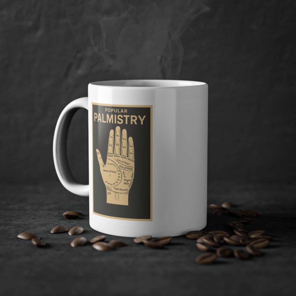 Vintage Motiv – Popular Palmistry – Tasse | True Insights Design mit Humor