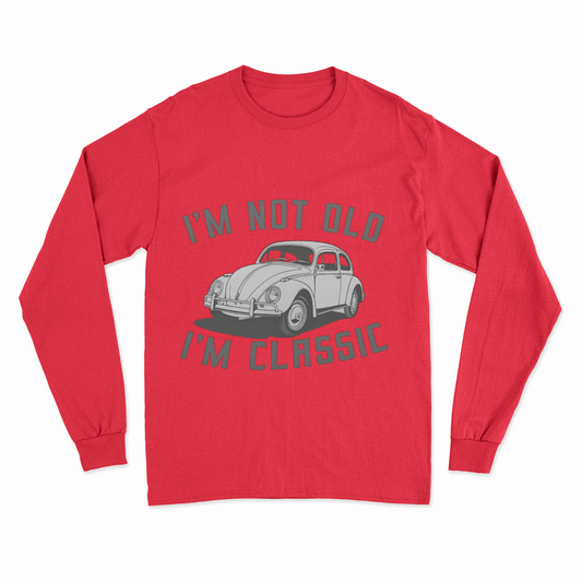 Retro Sweatshirt „I’m Not Old – I’m Classic“ VW Käfer Pullover für Oldtimer-Fans
