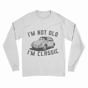 Retro Sweatshirt „I’m Not Old – I’m Classic“ VW Käfer Pullover für Oldtimer-Fans