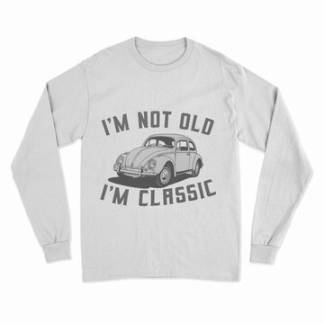Retro Sweatshirt „I’m Not Old – I’m Classic“ VW Käfer Pullover für Oldtimer-Fans