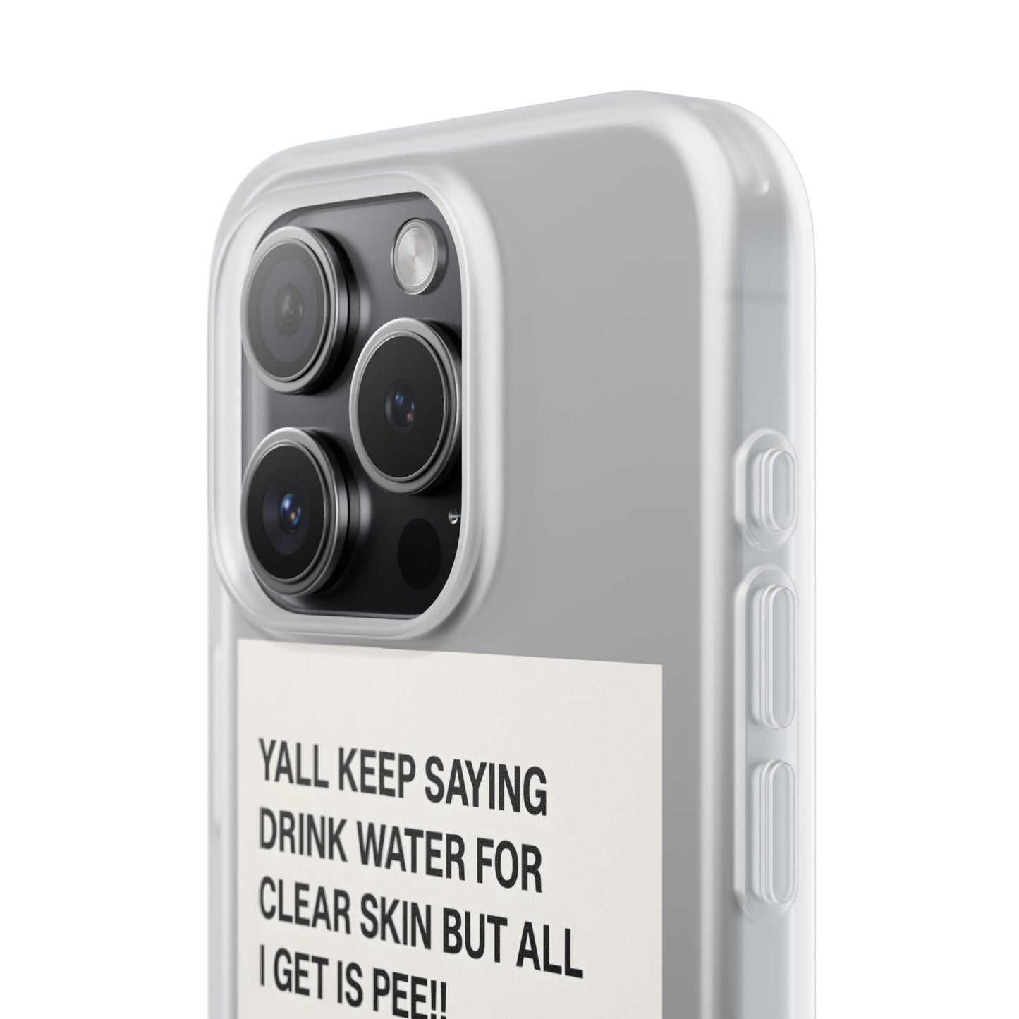 Skincare Meme Handyhülle – „All I Get Is Pee!“ | Selfcare mit Humor-Phone Case-True Insights
