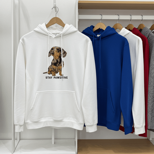 Stay Pawsitive Hoodie – Dackel-Style für positive Vibes-Hoodie-True Insights