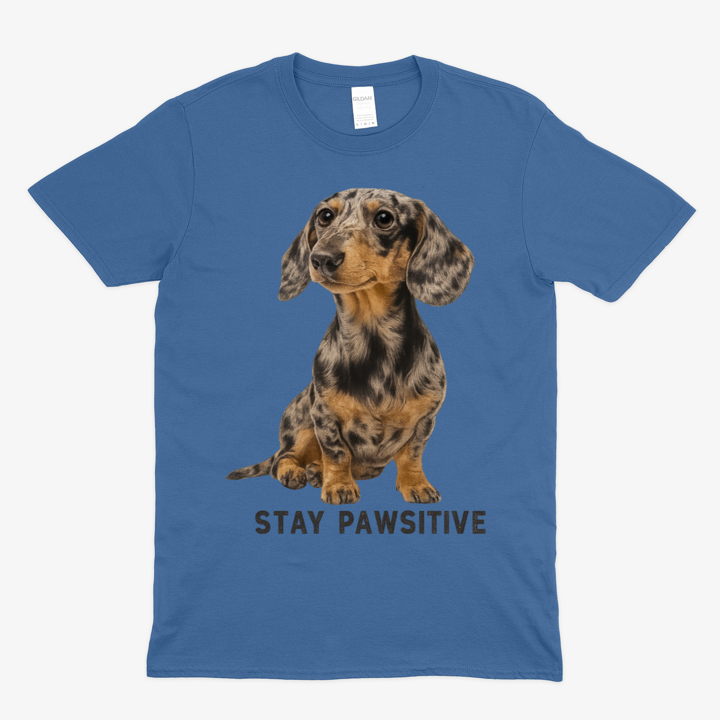 Stay Pawsitive T-Shirt – Dackel-Motiv für gute Laune & positive Vibes-T-Shirt-True Insights