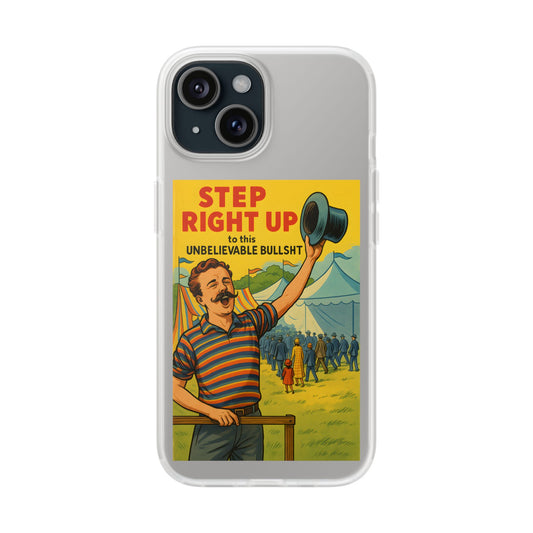 Step Right Up – Satirische Vintage-Handyhülle mit Jahrmarkt-Motiv & ironischem Statement-Phone Case-True Insights