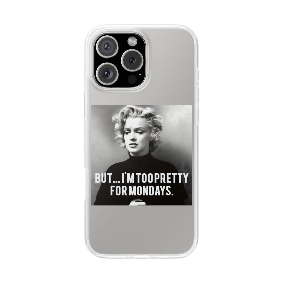 Vintage Motiv – Stylische Retro-Hülle mit ironischem Montags-Statement. Schlank, schützend & kabellos ladbar – für alle, die Montage hassen. | True Insights Design mit Humor