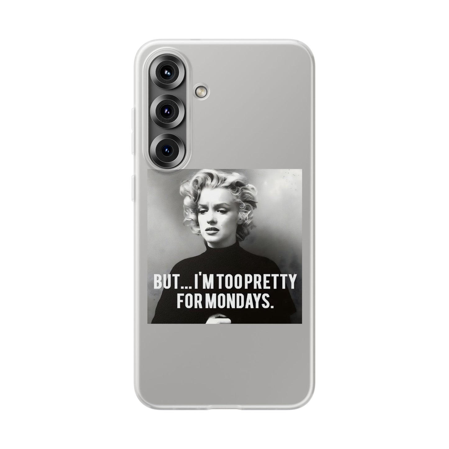 Vintage Motiv – Stylische Retro-Hülle mit ironischem Montags-Statement. Schlank, schützend & kabellos ladbar – für alle, die Montage hassen. | True Insights Design mit Humor