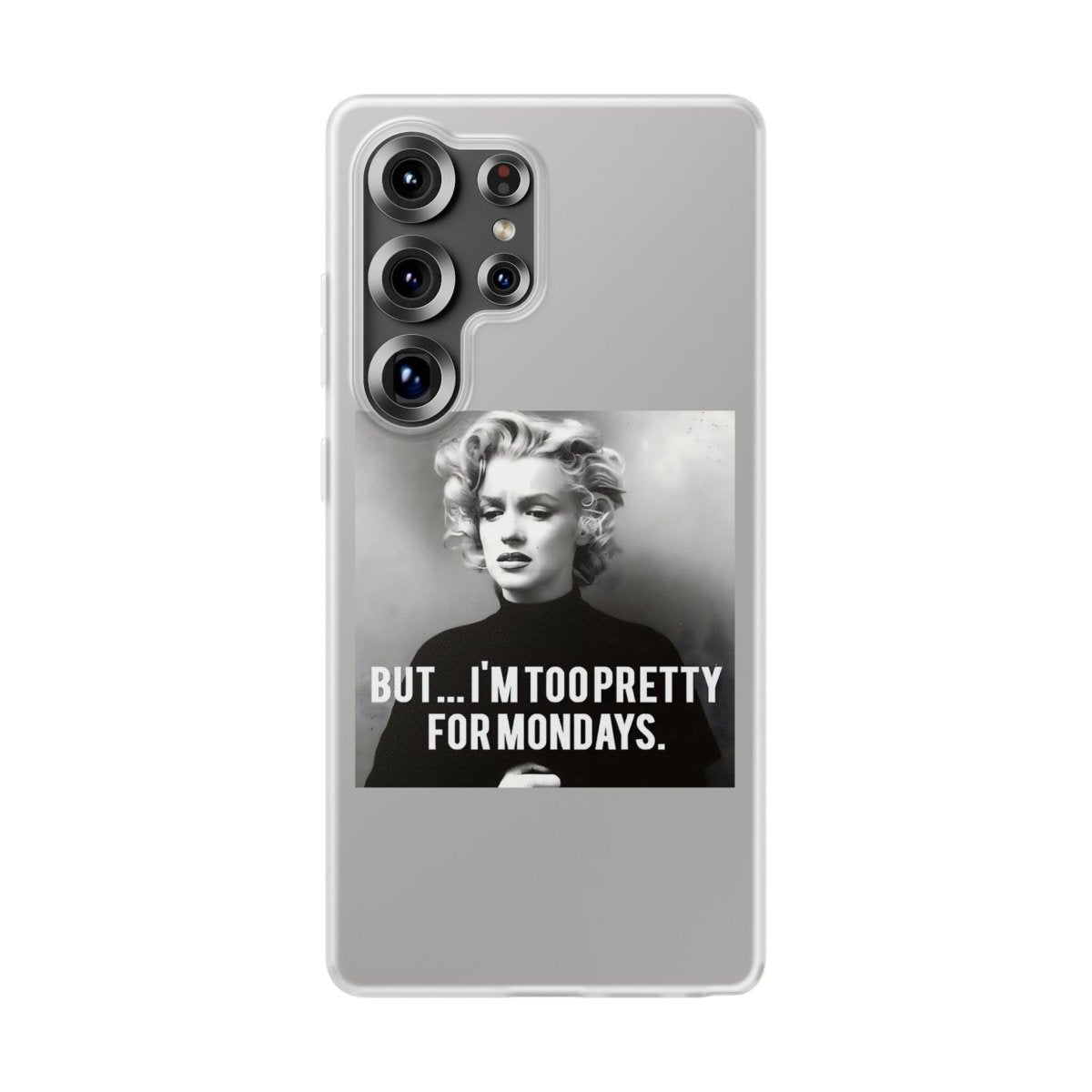 Vintage Motiv – Stylische Retro-Hülle mit ironischem Montags-Statement. Schlank, schützend & kabellos ladbar – für alle, die Montage hassen. | True Insights Design mit Humor