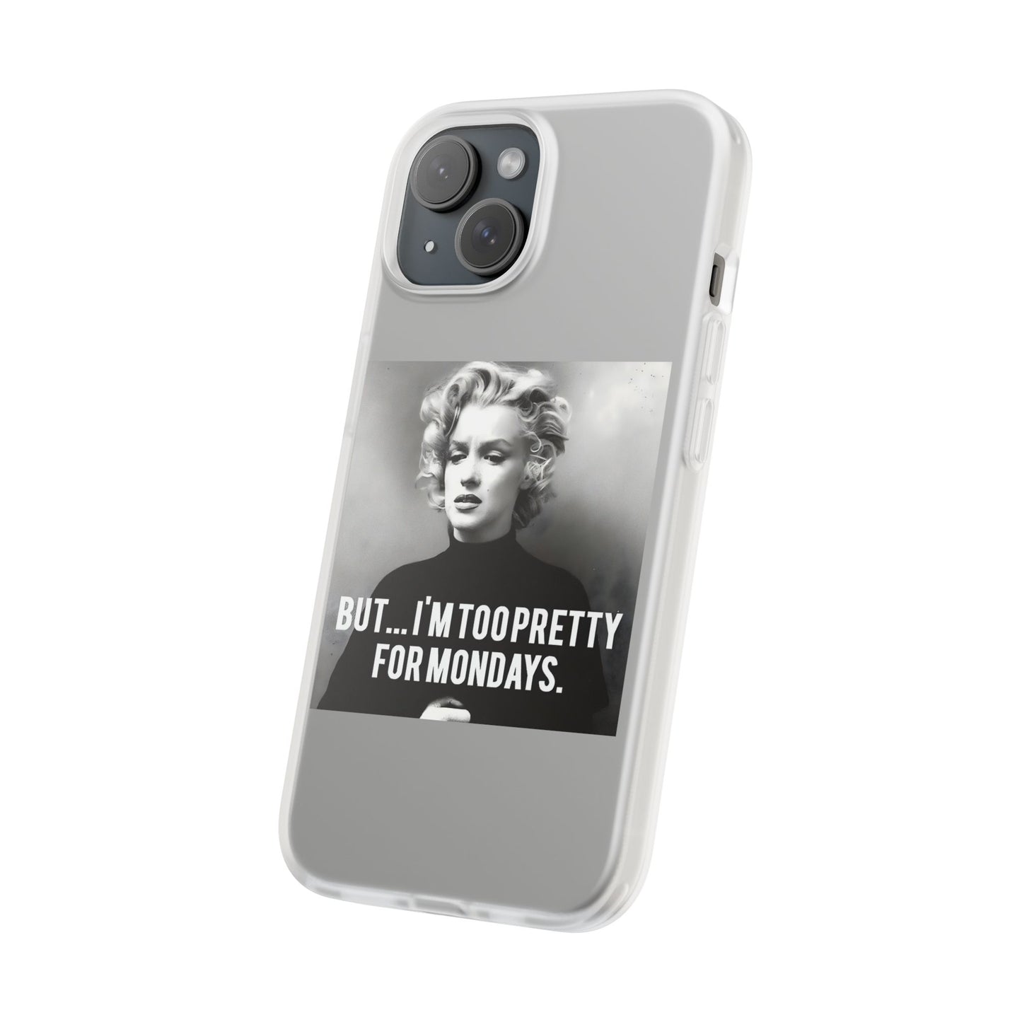 Vintage Motiv – Stylische Retro-Hülle mit ironischem Montags-Statement. Schlank, schützend & kabellos ladbar – für alle, die Montage hassen. | True Insights Design mit Humor