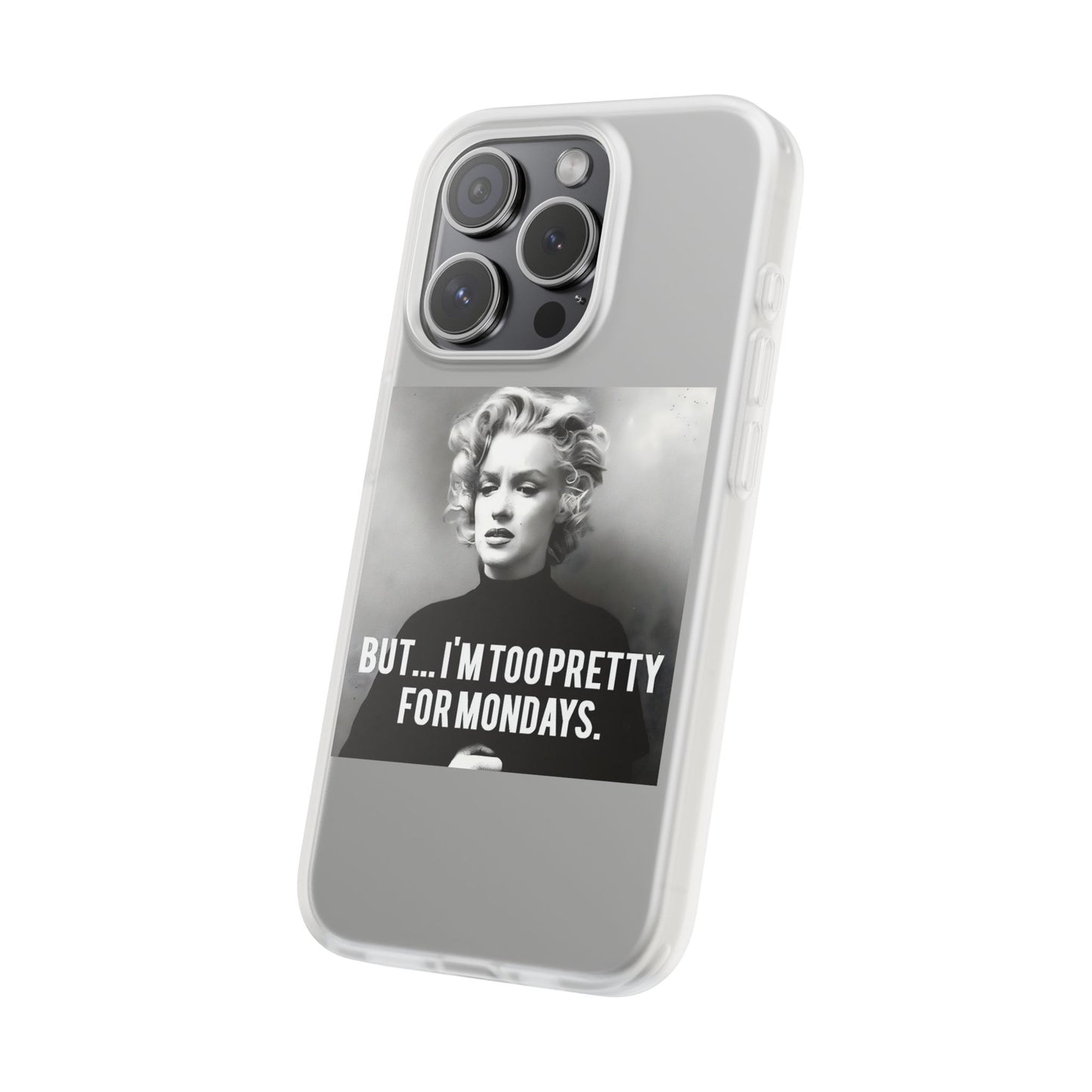 Vintage Motiv – Stylische Retro-Hülle mit ironischem Montags-Statement. Schlank, schützend & kabellos ladbar – für alle, die Montage hassen. | True Insights Design mit Humor