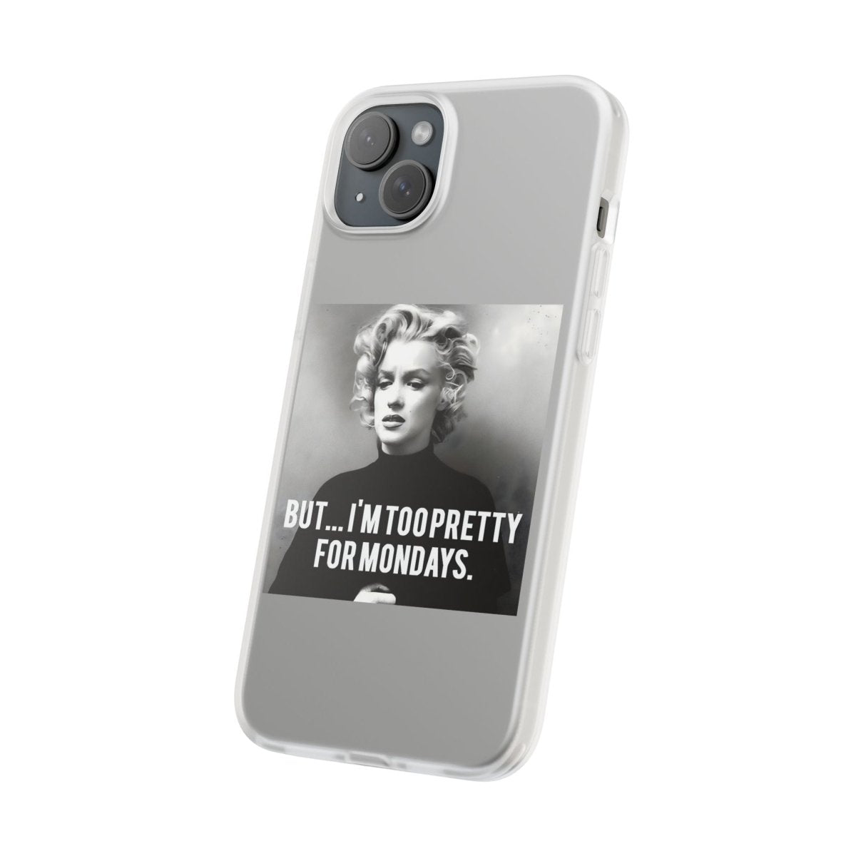Vintage Motiv – Stylische Retro-Hülle mit ironischem Montags-Statement. Schlank, schützend & kabellos ladbar – für alle, die Montage hassen. | True Insights Design mit Humor