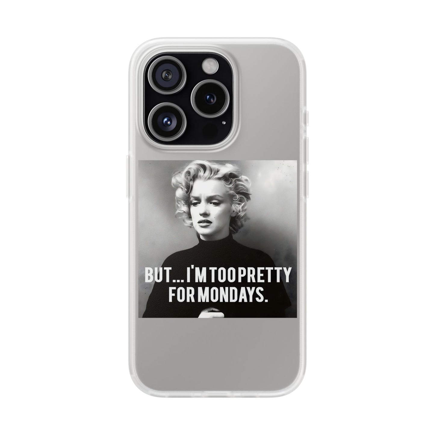 Vintage Motiv – Stylische Retro-Hülle mit ironischem Montags-Statement. Schlank, schützend & kabellos ladbar – für alle, die Montage hassen. | True Insights Design mit Humor