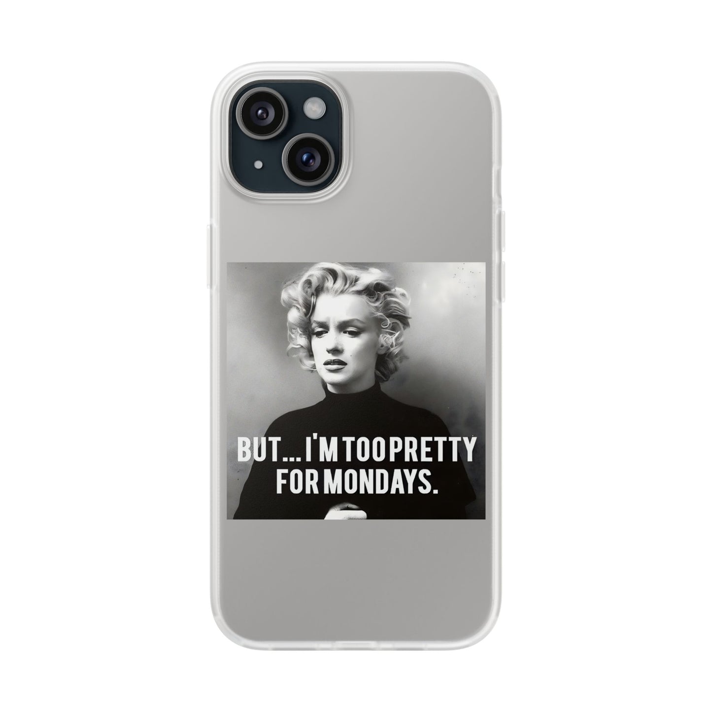 Vintage Motiv – Stylische Retro-Hülle mit ironischem Montags-Statement. Schlank, schützend & kabellos ladbar – für alle, die Montage hassen. | True Insights Design mit Humor