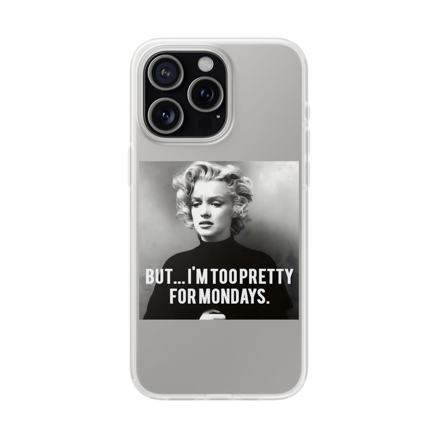 Vintage Motiv – Stylische Retro-Hülle mit ironischem Montags-Statement. Schlank, schützend & kabellos ladbar – für alle, die Montage hassen. | True Insights Design mit Humor