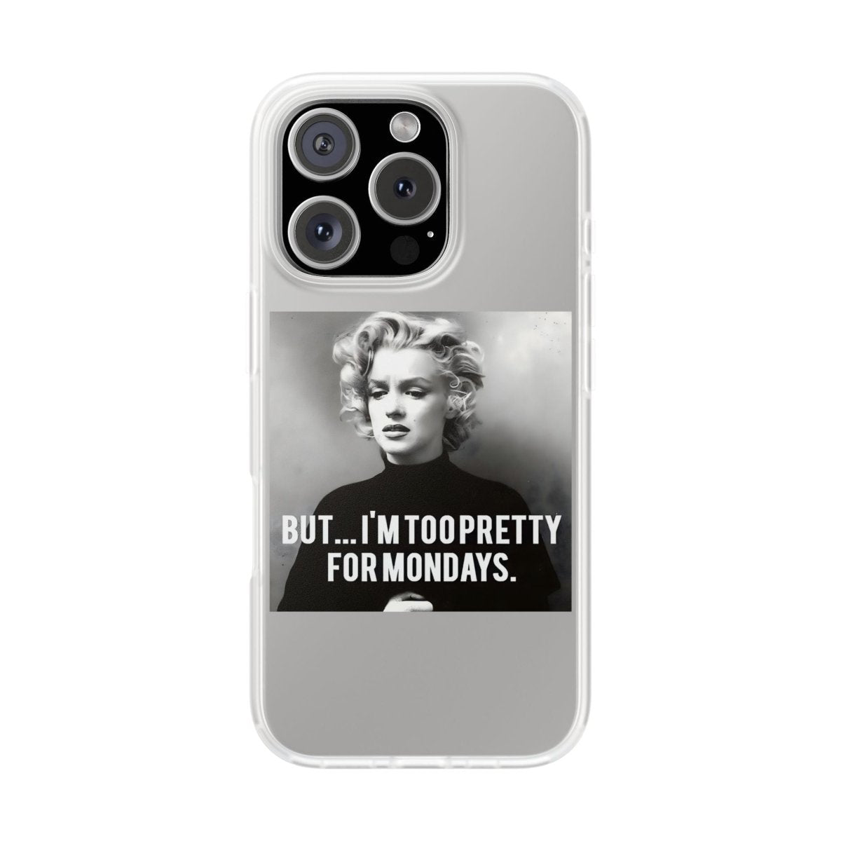 Vintage Motiv – Stylische Retro-Hülle mit ironischem Montags-Statement. Schlank, schützend & kabellos ladbar – für alle, die Montage hassen. | True Insights Design mit Humor
