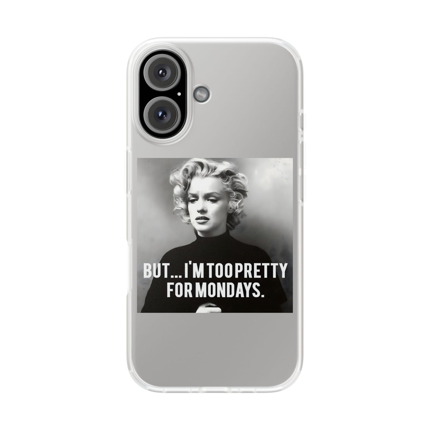Vintage Motiv – Stylische Retro-Hülle mit ironischem Montags-Statement. Schlank, schützend & kabellos ladbar – für alle, die Montage hassen. | True Insights Design mit Humor