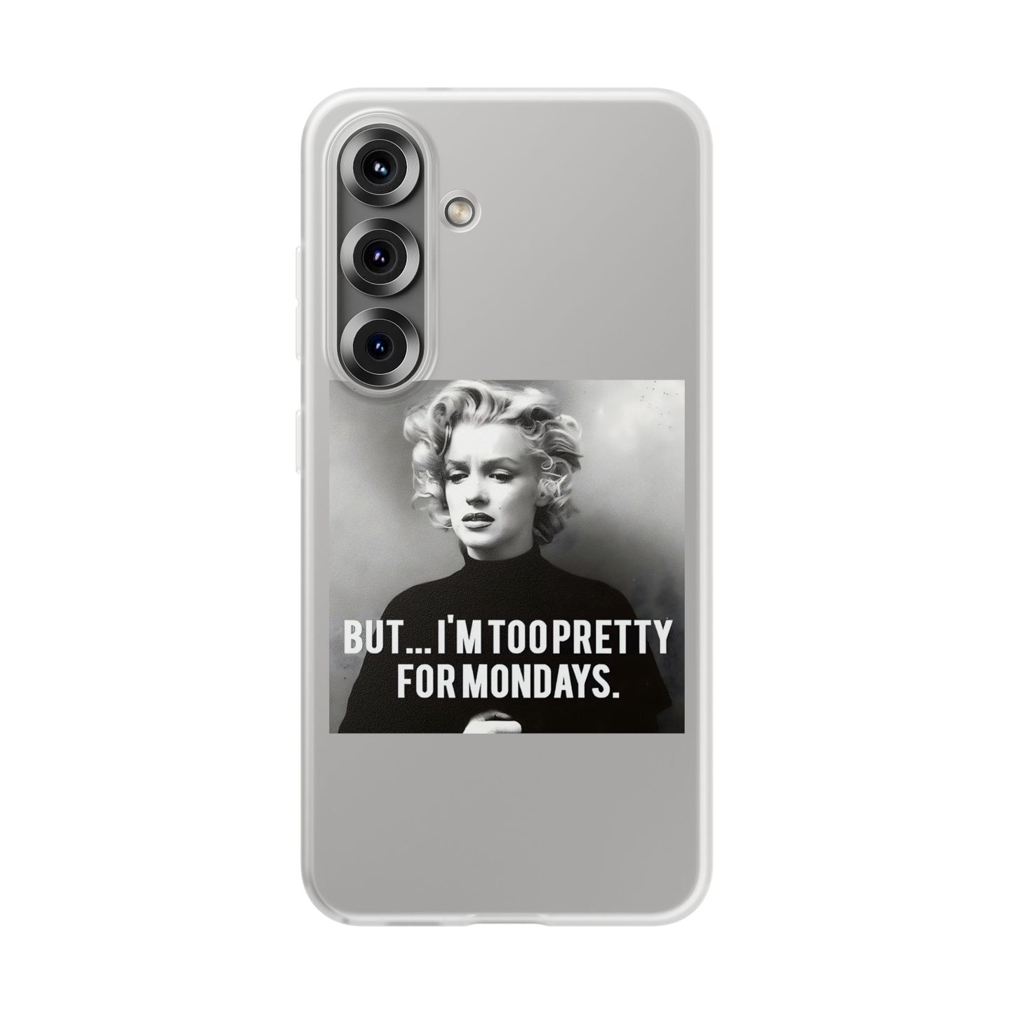 Vintage Motiv – Stylische Retro-Hülle mit ironischem Montags-Statement. Schlank, schützend & kabellos ladbar – für alle, die Montage hassen. | True Insights Design mit Humor