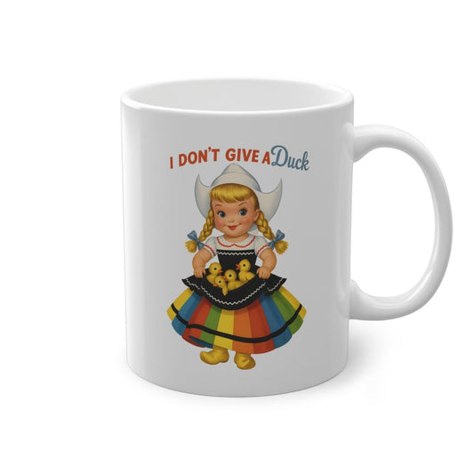 Tasse „I don’t give a duck“ – Der gefiederte Mittelfinger zum Frühstück-Mug-True Insights