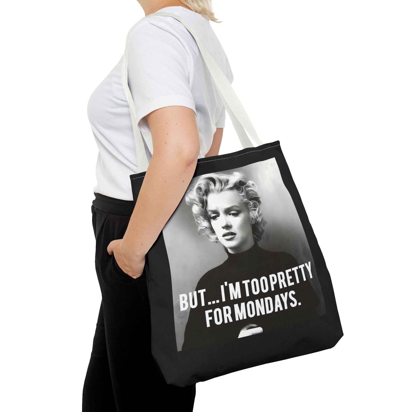 Vintage Damen T-Shirt – Too Pretty for Mondays – Retro Desig