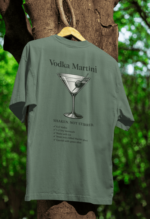 Vodka Martini T-Shirt – Shaken, Not Stirred | True Insights-T-Shirt-True Insights