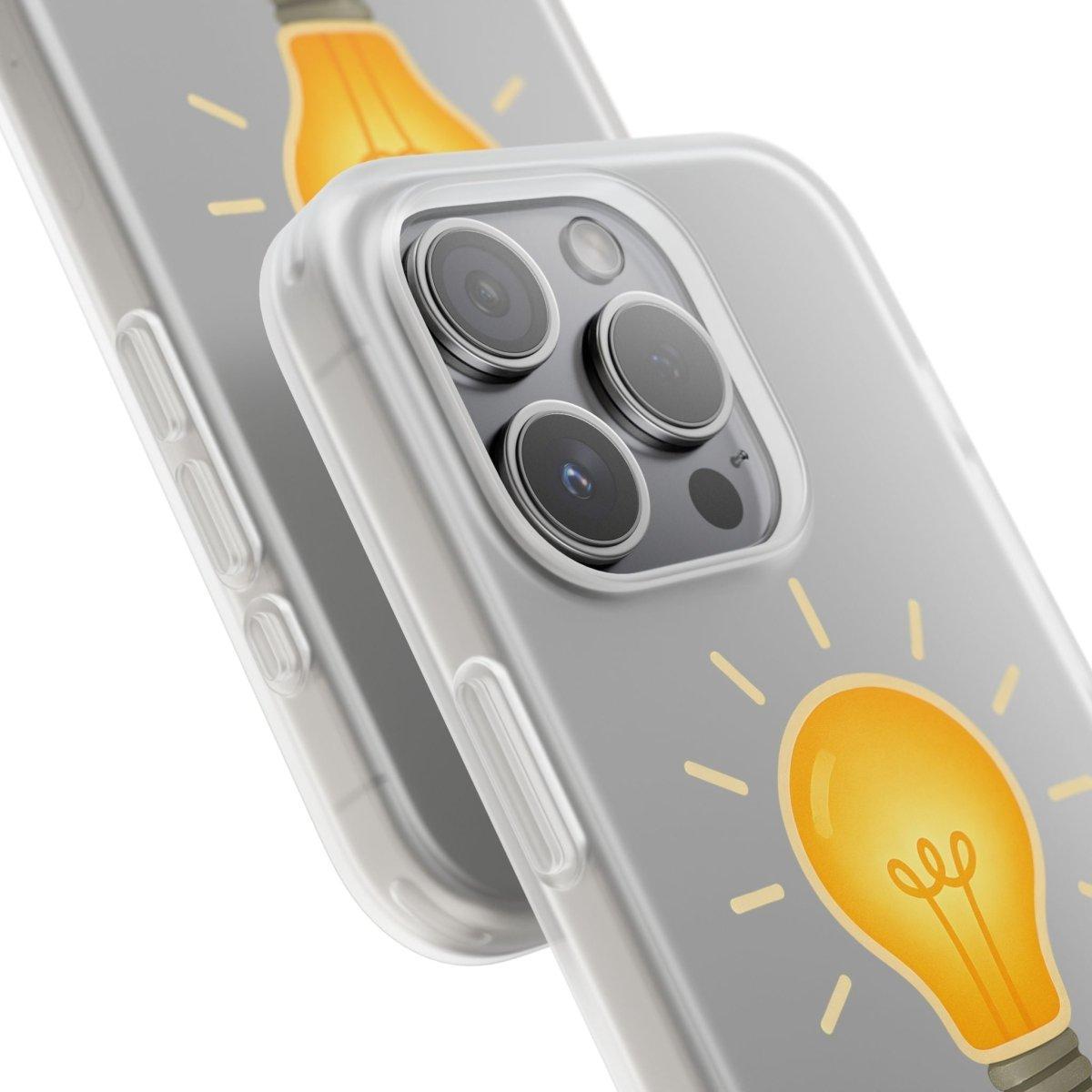 WATT? Handyhülle mit Glühbirnen-Motiv | Lustiger Schutz für Technik-Nerds & Elektrotypen-Phone Case-True Insights