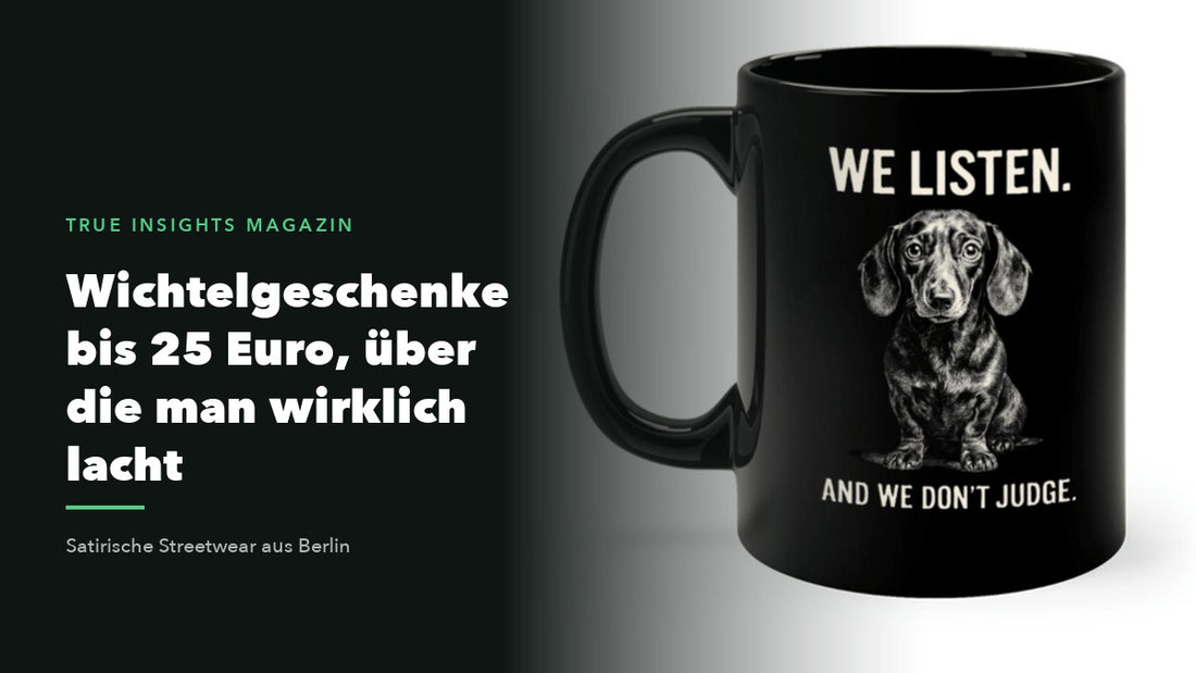 Wichtelgeschenke bis 25 Euro, über die man wirklich lacht