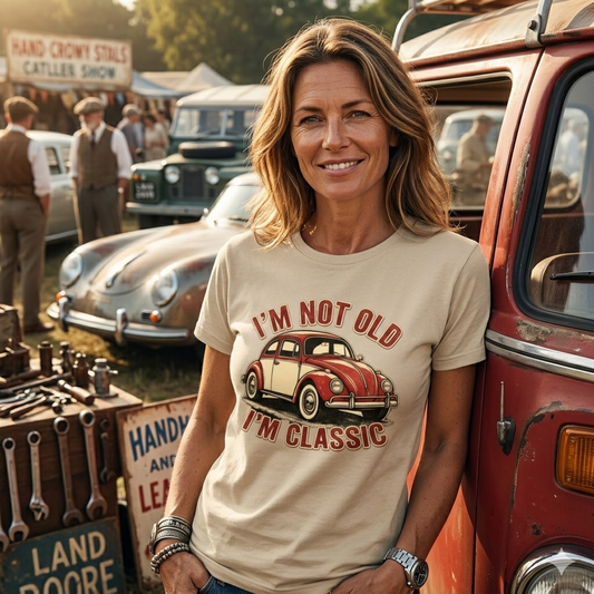 Retro Auto Shirt — warum Oldtimer auf der Brust mehr sagen als im Keller