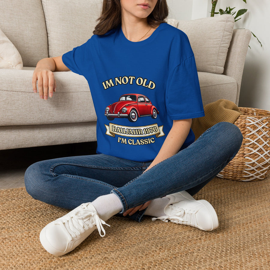 True Insights T-Shirt Baujahr 1976 Oldtimer Käfer Im Not Old Im Classic Retro Design