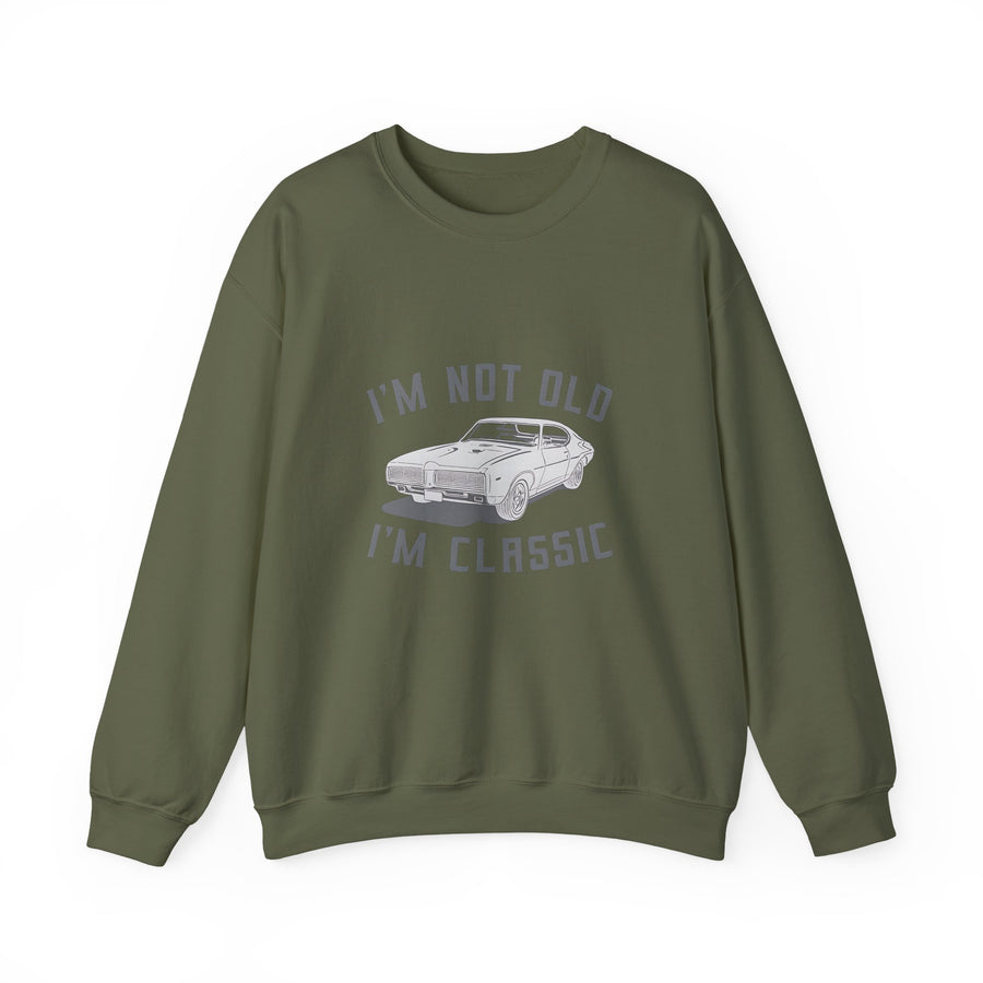Classic Muscle Car Sweatshirt – I'm Not Old I'm Classic Geschenk für Autofans