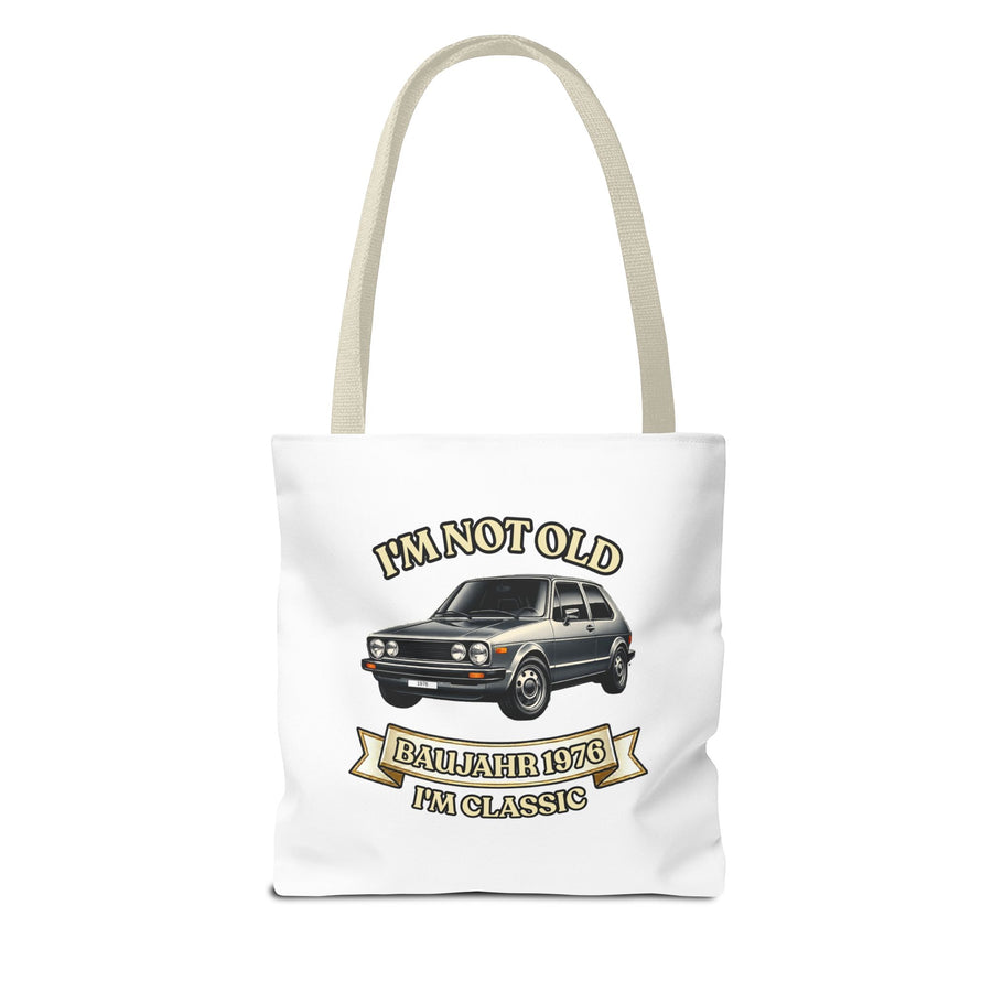 Born in 1976 Tote Bag – 50th Birthday Gift | Classic Car