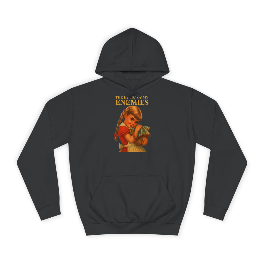 True Insights The Heads of My Enemies Hoodie – Retro-Satire im Kinderbuch-Stil